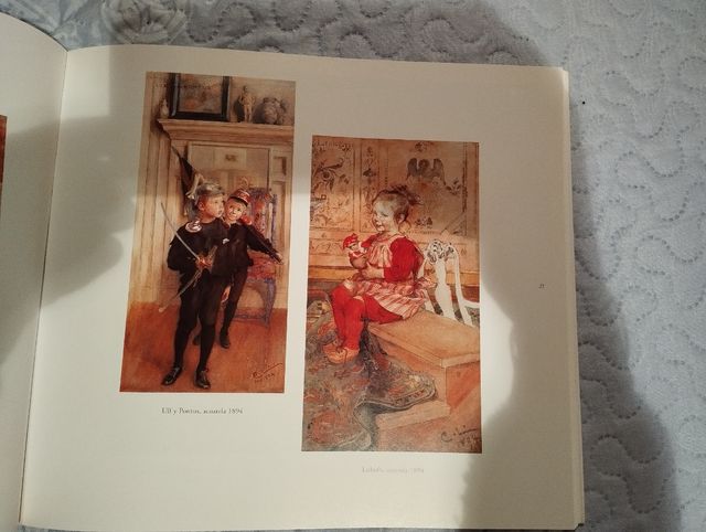 Libro Carl Larsson. Acuarelas.