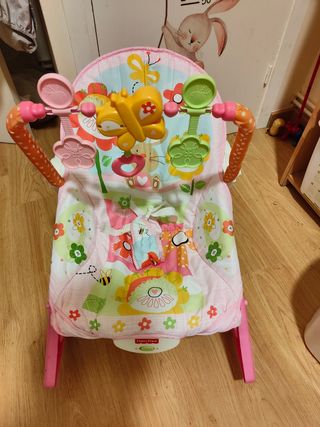 Hamaca bebe rosa fisher price