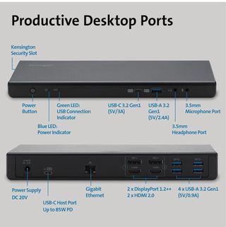 Docking Station Kensington SD4750P USBC USB 3.0D