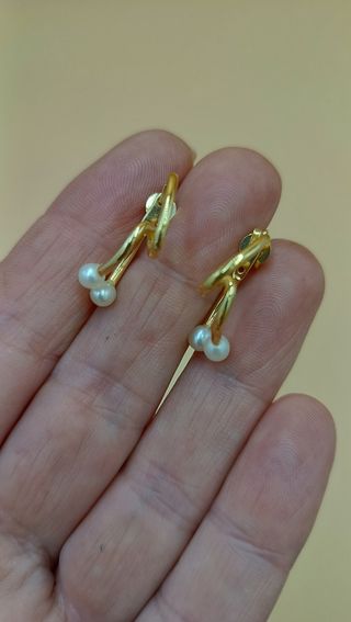 Pendientes de oro de 18kt.