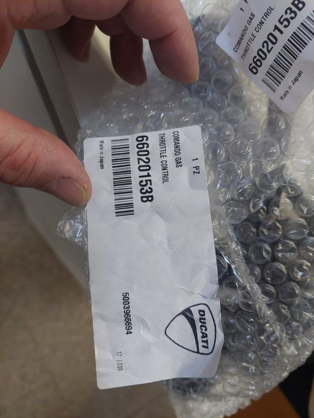 Mando acelerador número 66020153B