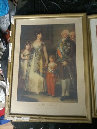 Cuadros reproducción antigua