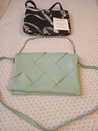 2 bolsos de parfois y Ralph Lauren.