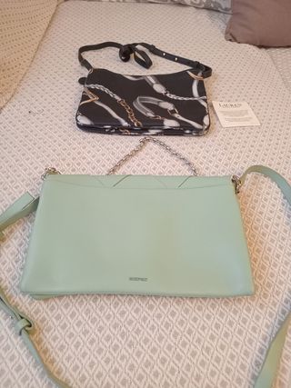 2 bolsos de parfois y Ralph Lauren.