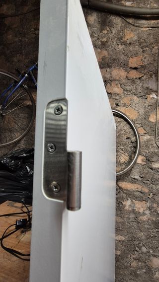 Puerta madera maciza lacada blanca nueva 211x88.