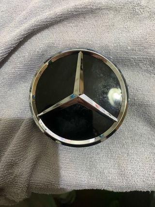 Tapabujes logo estrella mercedes 75mm