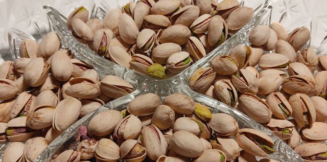 Bandeja de cristal tallado