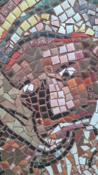 Mosaico israelita sobre tablero