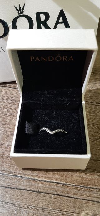 Anillo plateado Pandora