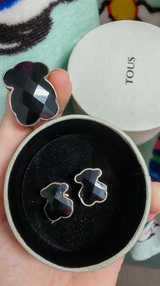 Pendientes tous plsta tamaño. Grande