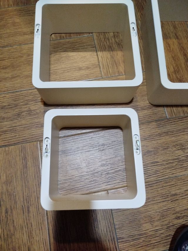 Estanterías de pared lote de tres