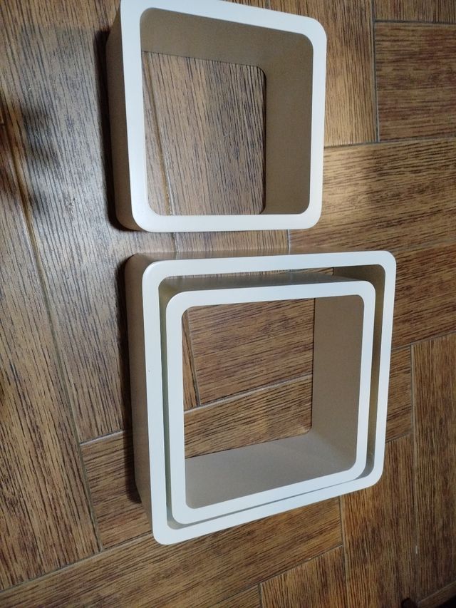 Estanterías de pared lote de tres