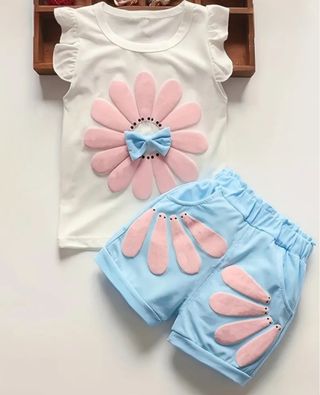 Conjunto Verano Algodón Niña