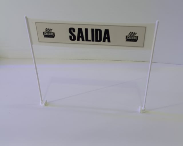 Cartel retro salida / llegada