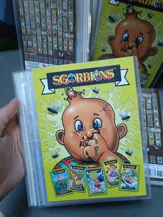 10 Album Sgorbions Topps figurine vintage