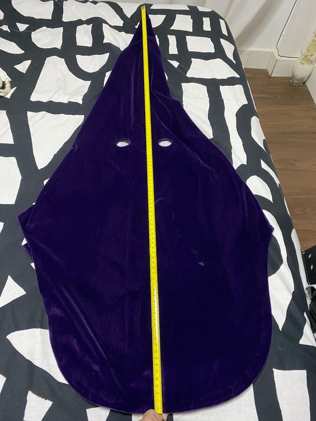 Antifaz nazareno de terciopelo