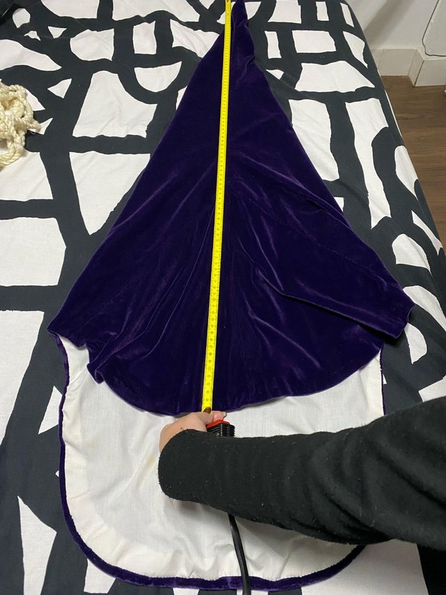 Antifaz nazareno de terciopelo