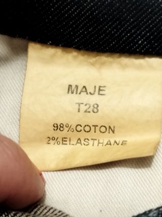 Minifalda vaquera Maje talla 38.