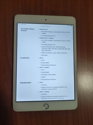 iPad Mini 3 de 16 GB