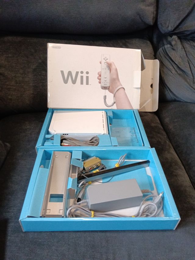 Nintendo wii con caja