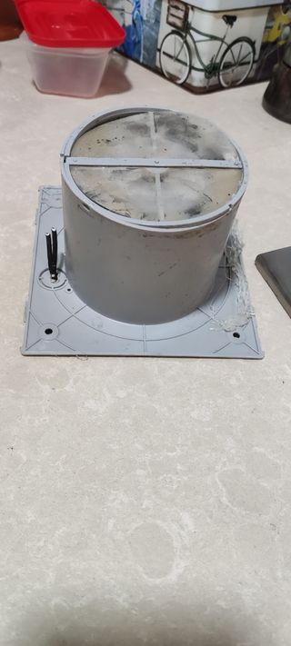 Extractor gases humos ventilador baño