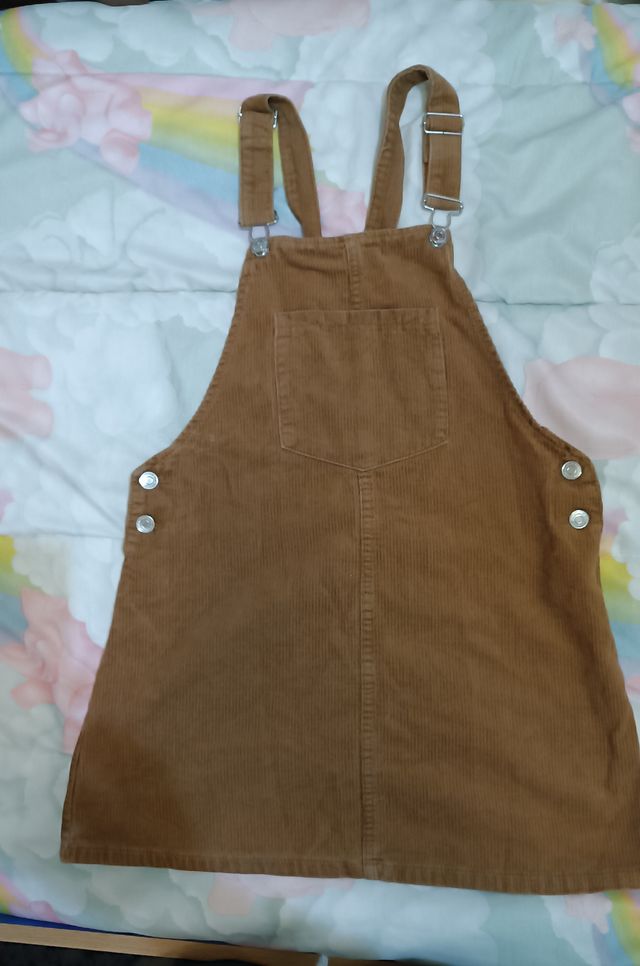 Peto vestido de pana Stradivarius T-38