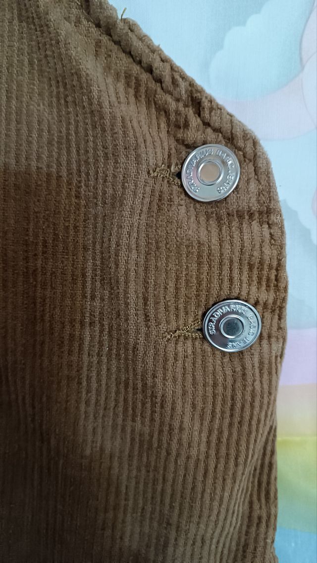 Peto vestido de pana Stradivarius T-38