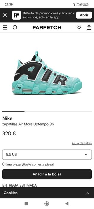 Nike Uptempo Tiffany Blue