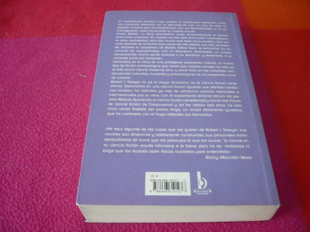 HOMINIDOS EL PARALAJE NEANDERTHAL ROBERT J. SAWYER