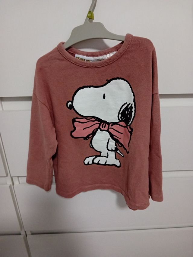 Jersey snoopy zara niña 3-4años