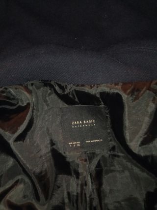 Abrigo de paño Zara 