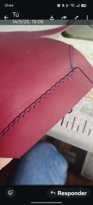 Maquina de coser columna