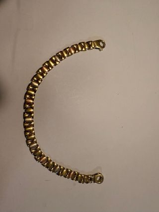 Pulsera 18 kilates 3 oros oferta dia del padre 950