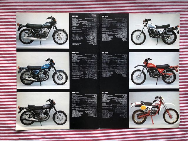 Depliant Moto Cagiva vintage