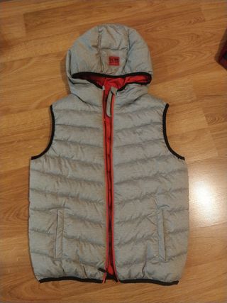 Chaleco gris XS para 165cm