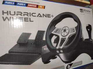 Volante pedaliera Hurricane PS3 PS4 PC SWITCH