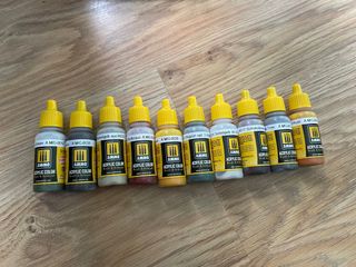 Lote de 10 pinturas acrilicas ammo mig