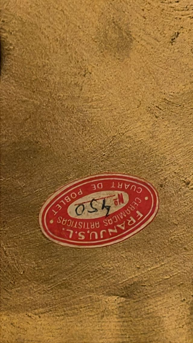 Escultura Franju cerámica