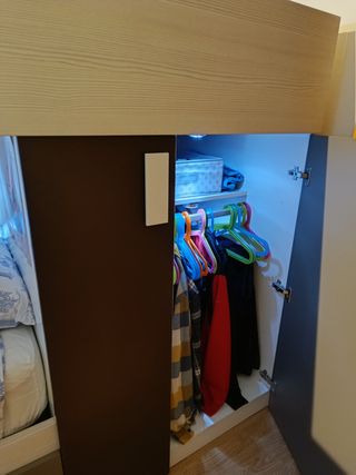 Cama tren habitación infantil.