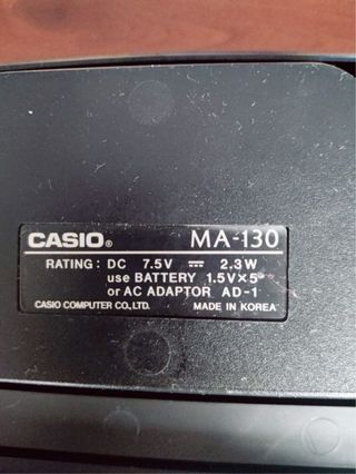 Teclado Casio ToneBank MA130