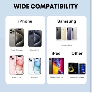 ✅ ADAPTADOR IPHONE TIPO C NUEVO