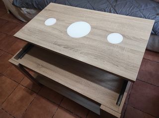 Mesa de centro elevable