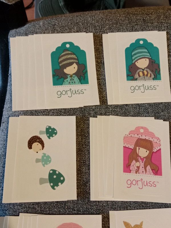 Lote 52 pegatinas Gorjuss