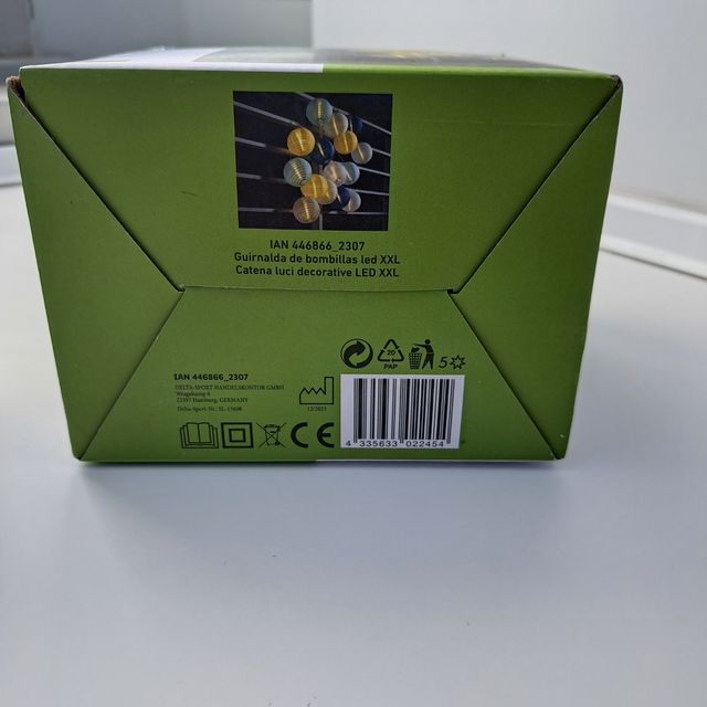 Guirlanda de bombillas led. 2 cajas