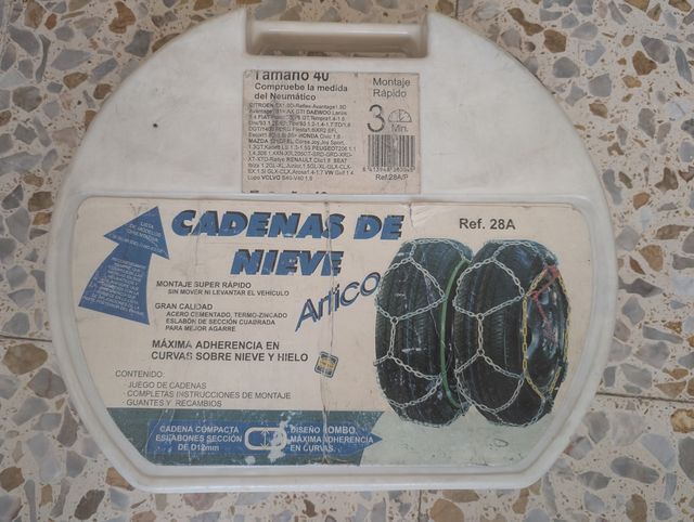 Cadenas para la nieve ibiza