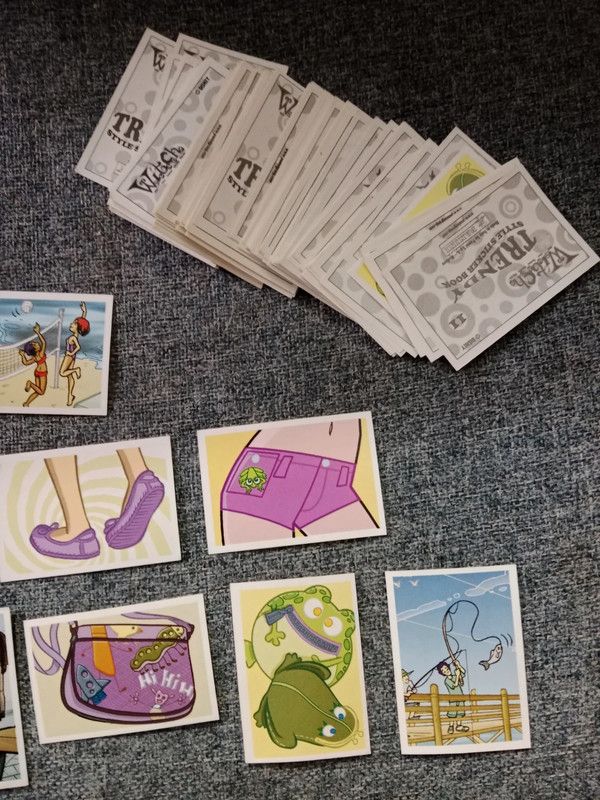 Lote de 179 cromos Witch Trendy