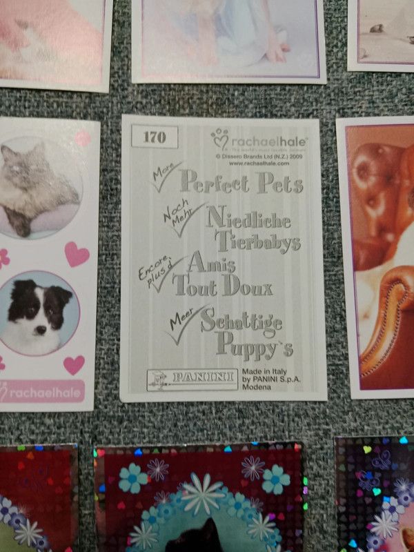 Lote de 77 cromos Animalitos divertidos