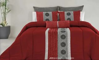 Edredon versace con 3 cojines