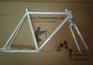 Cuadro bicicleta fixie
