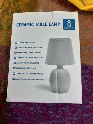Lámpara de mesa cerámica